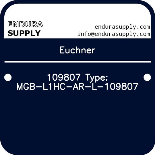 euchner-109807-type-mgb-l1hc-ar-l-109807