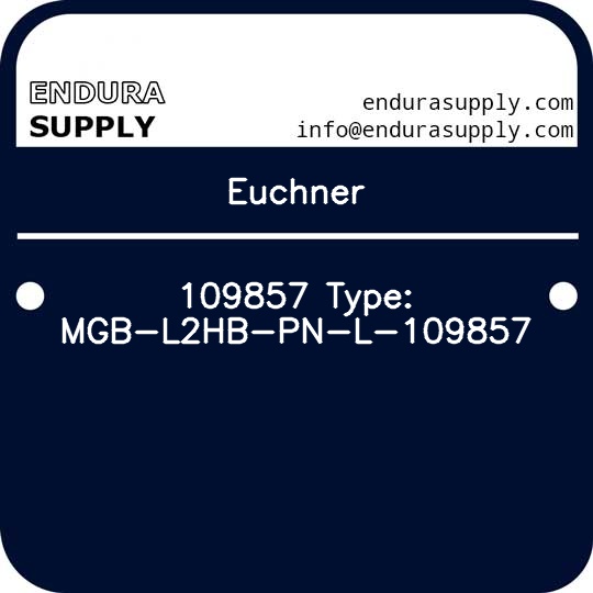 euchner-109857-type-mgb-l2hb-pn-l-109857