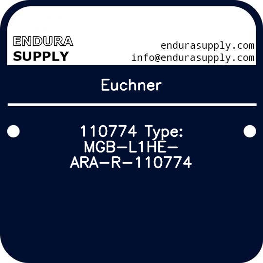 euchner-110774-type-mgb-l1he-ara-r-110774