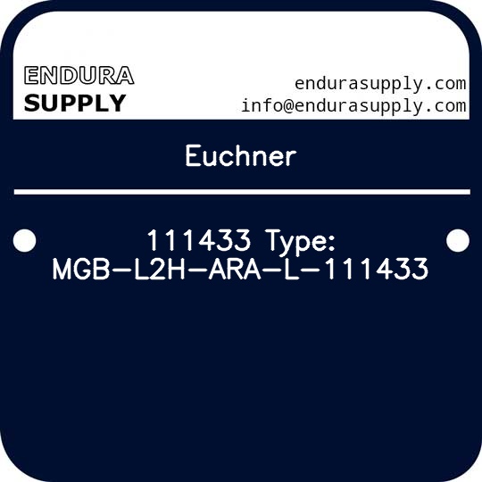 euchner-111433-type-mgb-l2h-ara-l-111433
