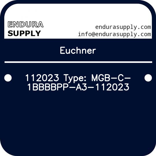 euchner-112023-type-mgb-c-1bbbbpp-a3-112023