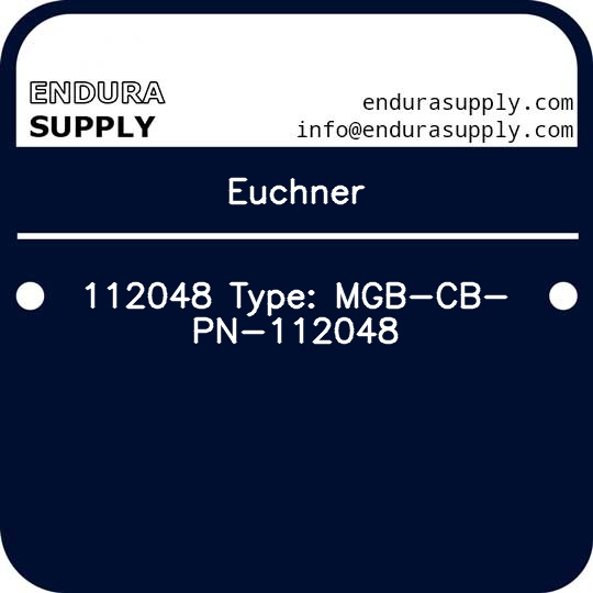 euchner-112048-type-mgb-cb-pn-112048