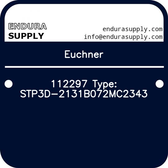 euchner-112297-type-stp3d-2131b072mc2343