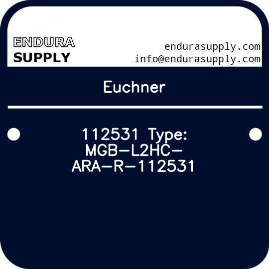 euchner-112531-type-mgb-l2hc-ara-r-112531