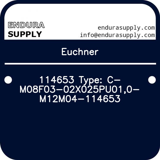 euchner-114653-type-c-m08f03-02x025pu010-m12m04-114653