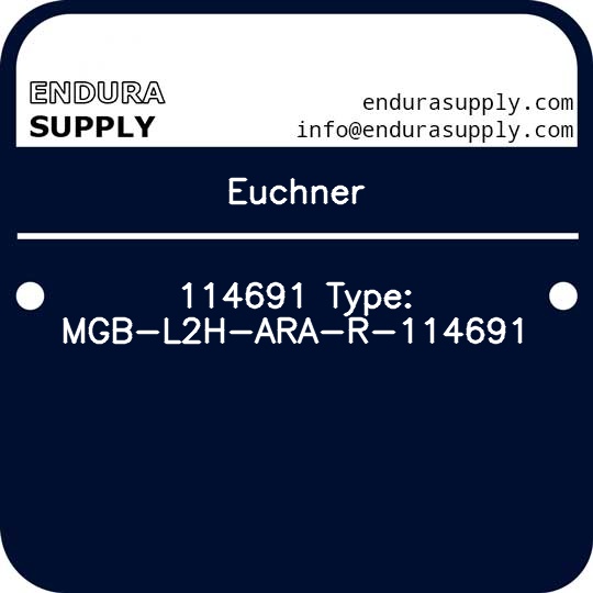 euchner-114691-type-mgb-l2h-ara-r-114691