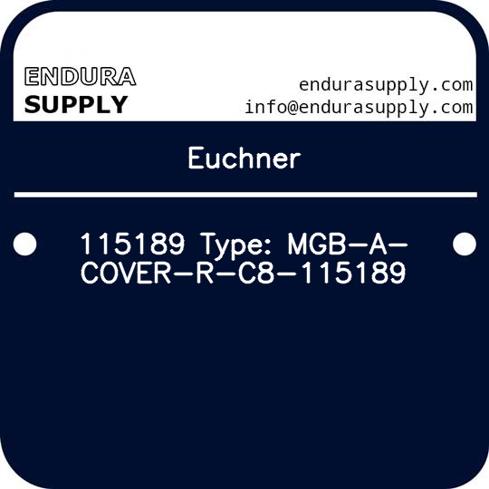 euchner-115189-type-mgb-a-cover-r-c8-115189