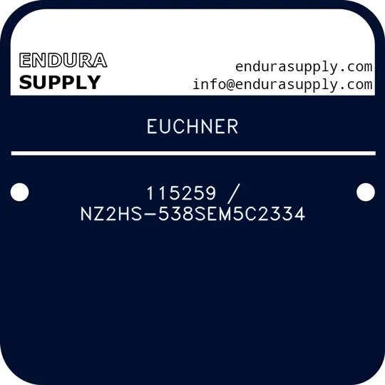 euchner-115259-nz2hs-538sem5c2334