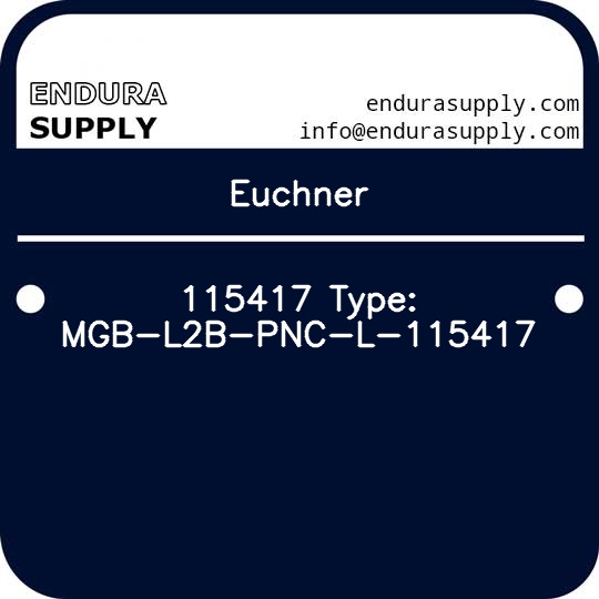 euchner-115417-type-mgb-l2b-pnc-l-115417