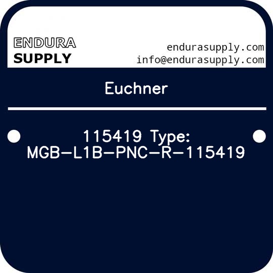 euchner-115419-type-mgb-l1b-pnc-r-115419