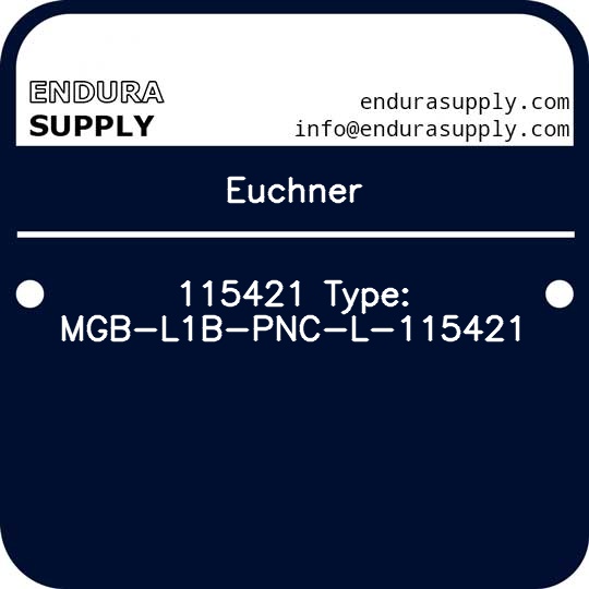 euchner-115421-type-mgb-l1b-pnc-l-115421