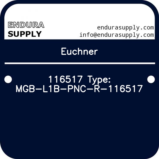 euchner-116517-type-mgb-l1b-pnc-r-116517