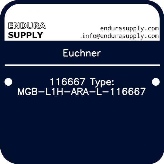 euchner-116667-type-mgb-l1h-ara-l-116667