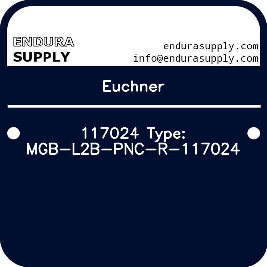 euchner-117024-type-mgb-l2b-pnc-r-117024