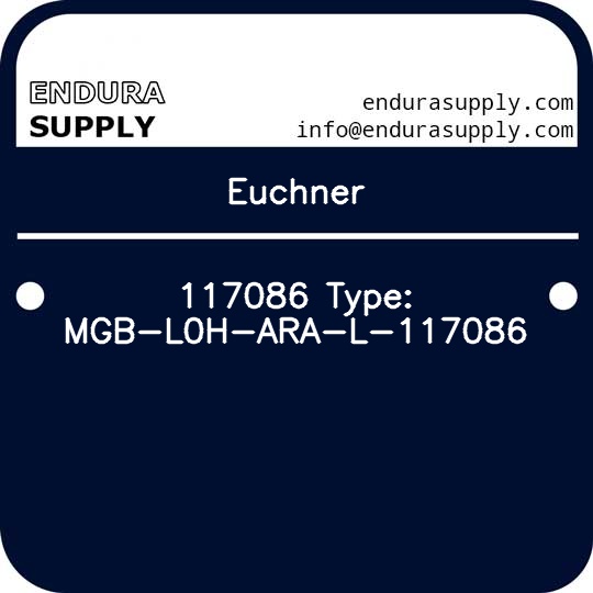 euchner-117086-type-mgb-l0h-ara-l-117086