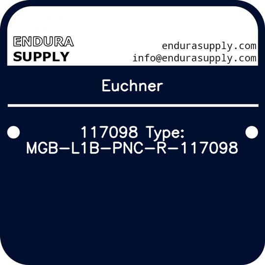 euchner-117098-type-mgb-l1b-pnc-r-117098