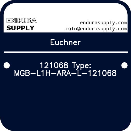 euchner-121068-type-mgb-l1h-ara-l-121068