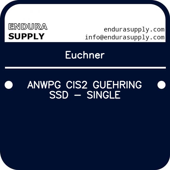 euchner-anwpg-cis2-guehring-ssd-single