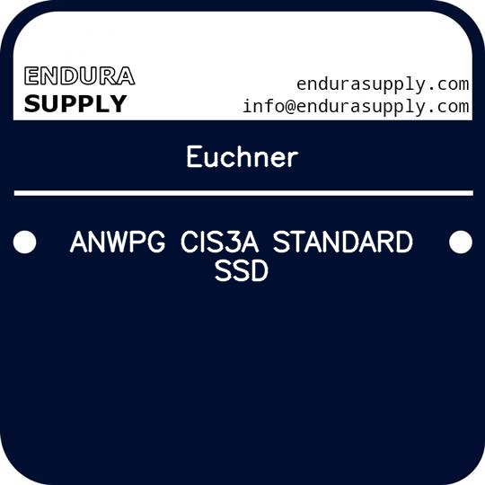 euchner-anwpg-cis3a-standard-ssd