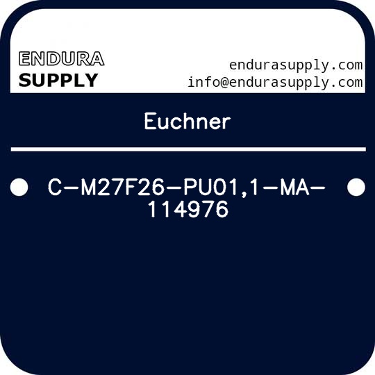 euchner-c-m27f26-pu011-ma-114976