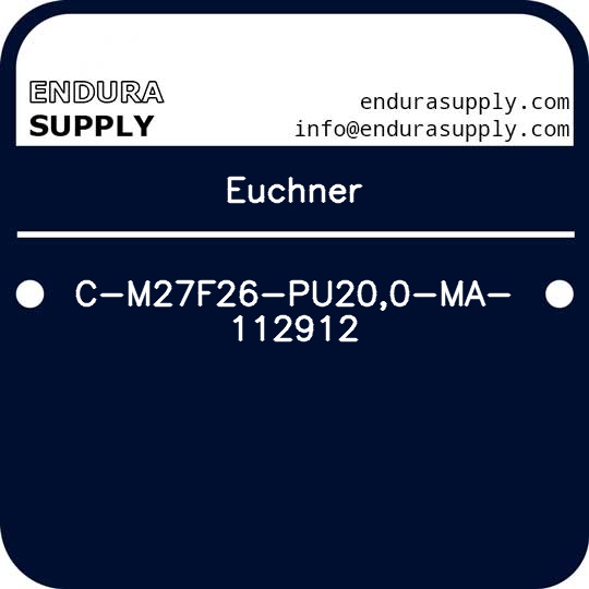 euchner-c-m27f26-pu200-ma-112912