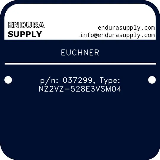 euchner-pn-037299-type-nz2vz-528e3vsm04