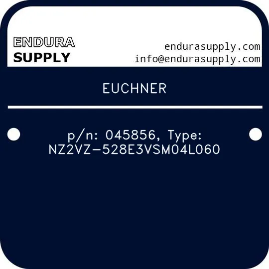 euchner-pn-045856-type-nz2vz-528e3vsm04l060
