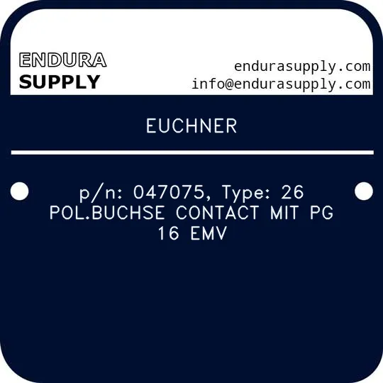 euchner-pn-047075-type-26-polbuchse-contact-mit-pg-16-emv