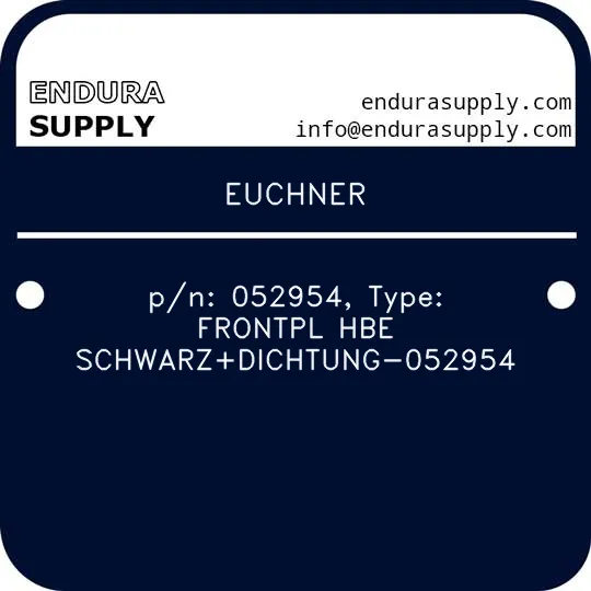 euchner-pn-052954-type-frontpl-hbe-schwarzdichtung-052954