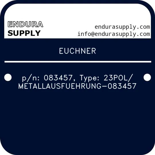 euchner-pn-083457-type-23polmetallausfuehrung-083457