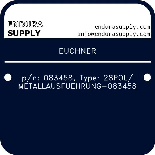 euchner-pn-083458-type-28polmetallausfuehrung-083458