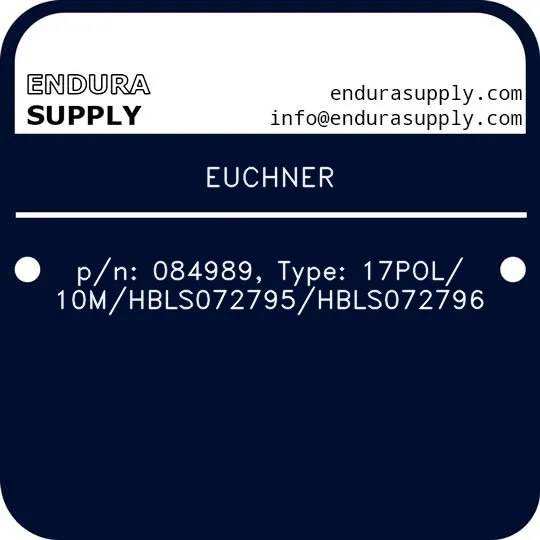 euchner-pn-084989-type-17pol10mhbls072795hbls072796