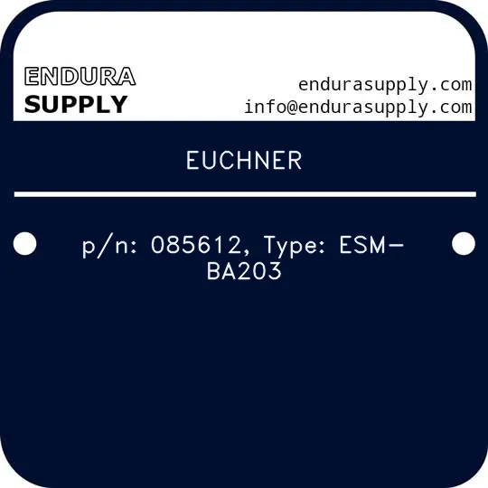 euchner-pn-085612-type-esm-ba203