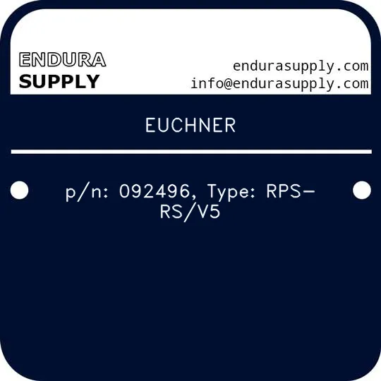euchner-pn-092496-type-rps-rsv5