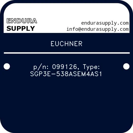 euchner-pn-099126-type-sgp3e-538asem4as1