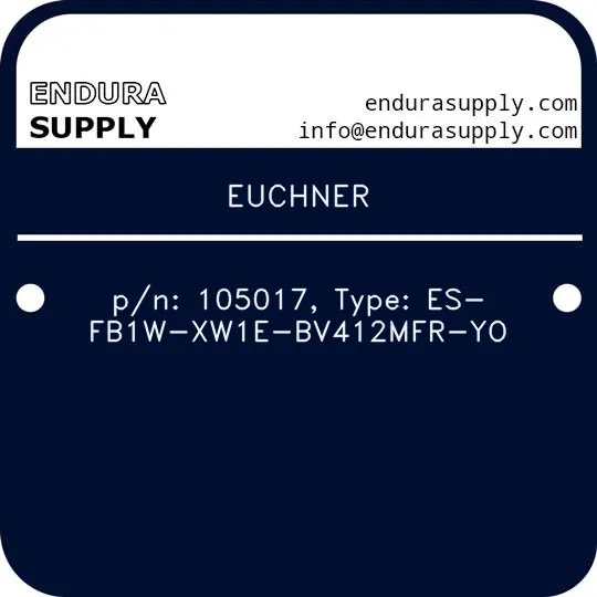 euchner-pn-105017-type-es-fb1w-xw1e-bv412mfr-yo