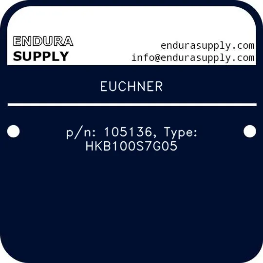 euchner-pn-105136-type-hkb100s7g05