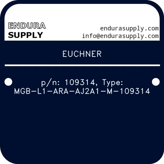 euchner-pn-109314-type-mgb-l1-ara-aj2a1-m-109314