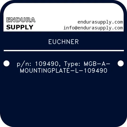 euchner-pn-109490-type-mgb-a-mountingplate-l-109490