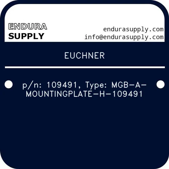 euchner-pn-109491-type-mgb-a-mountingplate-h-109491