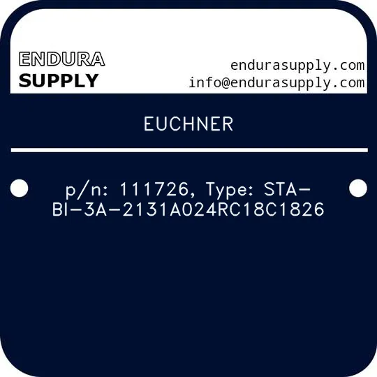 euchner-pn-111726-type-sta-bi-3a-2131a024rc18c1826