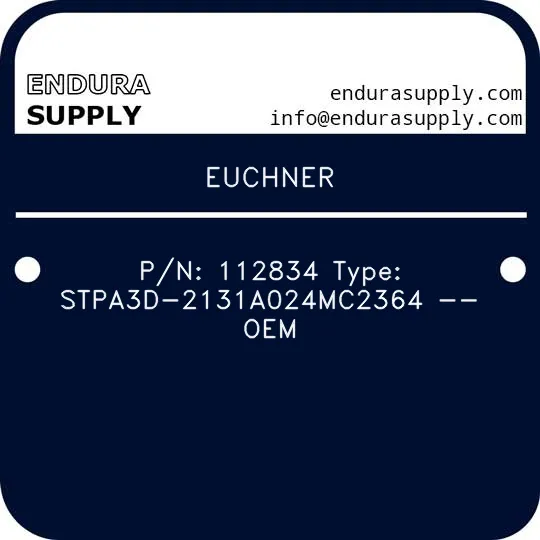 euchner-pn-112834-type-stpa3d-2131a024mc2364-oem