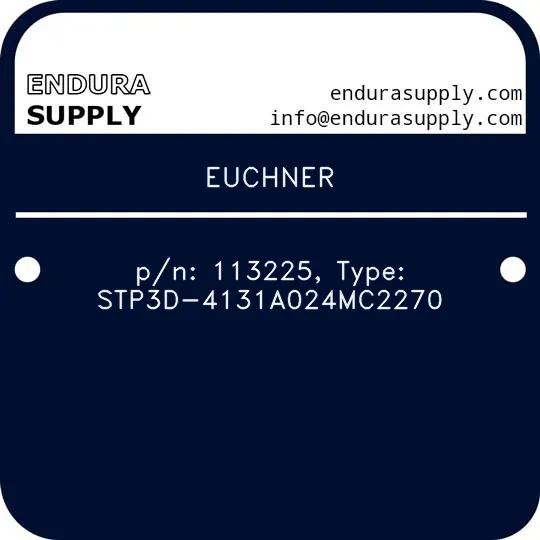 euchner-pn-113225-type-stp3d-4131a024mc2270