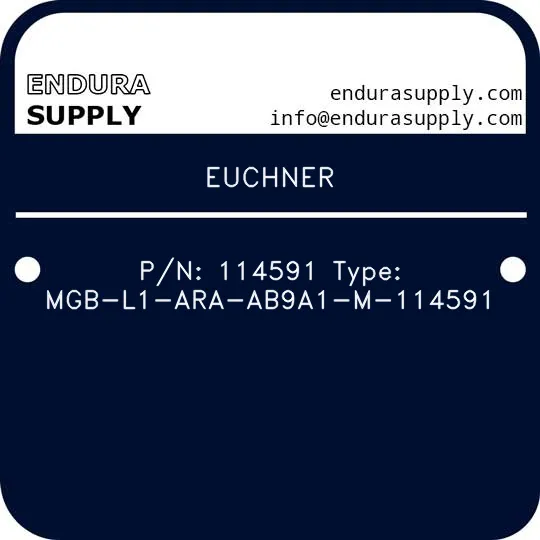euchner-pn-114591-type-mgb-l1-ara-ab9a1-m-114591