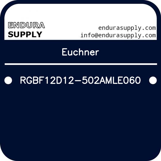 euchner-rgbf12d12-502amle060