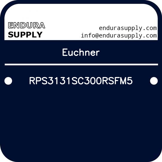 euchner-rps3131sc300rsfm5