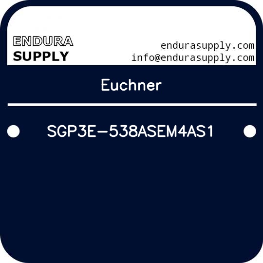 euchner-sgp3e-538asem4as1