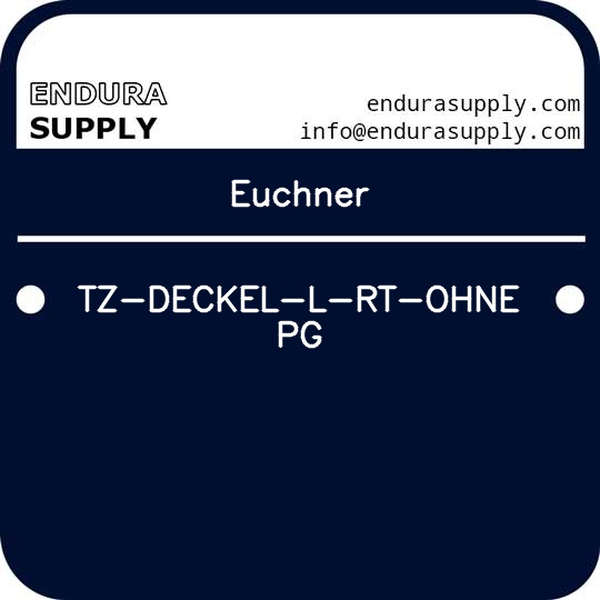 euchner-tz-deckel-l-rt-ohne-pg