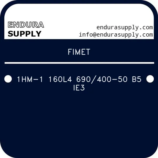 fimet-1hm-1-160l4-690400-50-b5-ie3