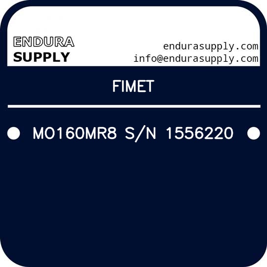 fimet-mo160mr8-sn-1556220